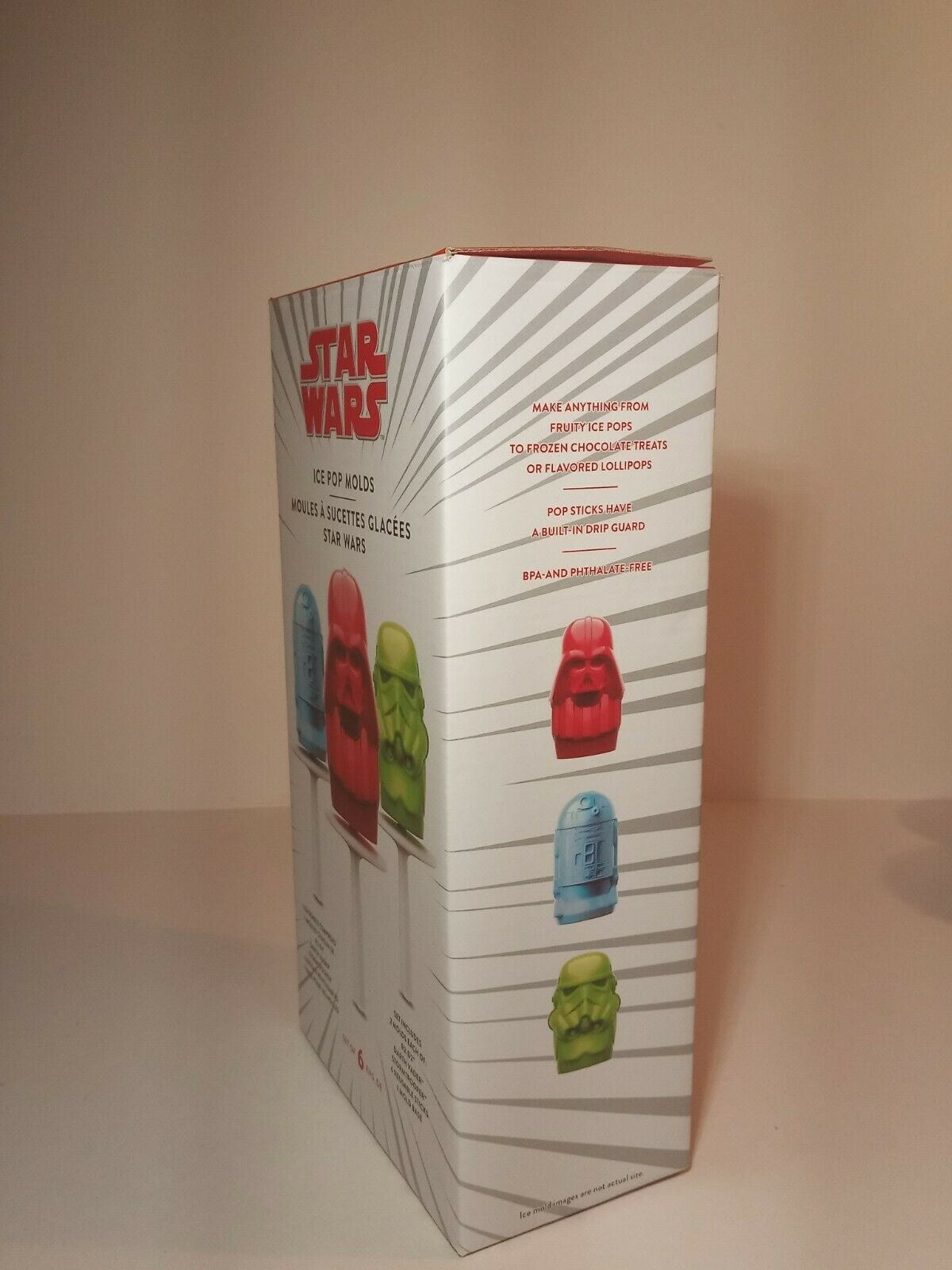 William-Sonoma Star Wars Ice Pop  Molds, New Sealed - Fresh Stock Dated February 2026