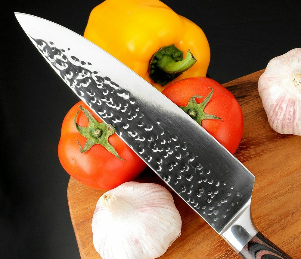 2 Pcs Kitchen Knife Set Japanese Stainless Steel Meat Cleaver Chef's Knife Gift - Fresh Stock Dated January 2026