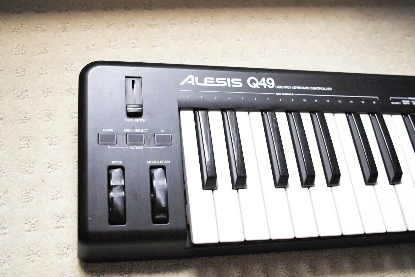 Alesis Q49 USB Midi Controller AS-IS - Fresh Stock Dated December 2025