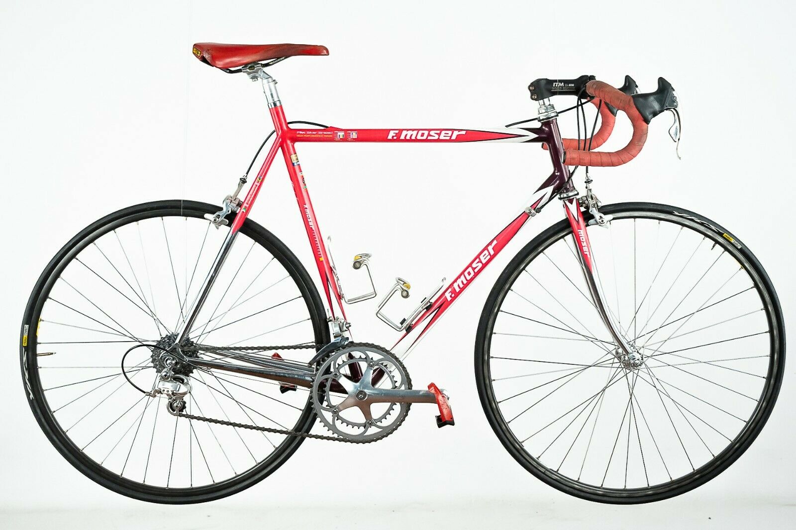 MOSER LEADER AX ORIA CAMPAGNOLO RECORD 8s SPEED STEEL ROAD BIKE VINTAGE OLD - Fresh Stock Dated January 2026
