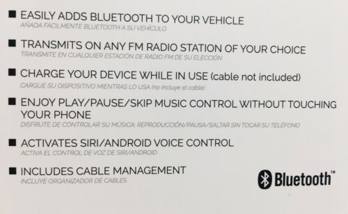 iSimple Bluetooth FM Transmitter Modulator BT43is Hands Free Calling And Charger - Fresh Stock Dated December 2025