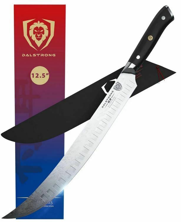 DALSTRONG 12.5 inch Butcher-Breaking Cimitar Knife - Shogun Series - AUS-10V - Fresh Stock Dated January 2026