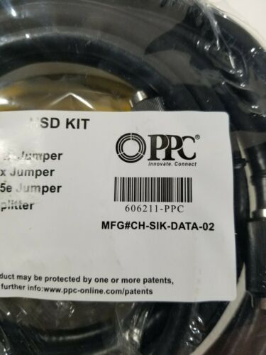 PPC, HSD kit, MFG# CH-SIK-DATA-02.  Home/Office Phone & Data Cable Kit - Fresh Stock Dated December 2025