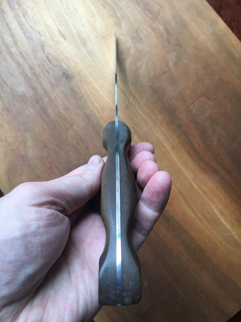 CUTCO NO. 22 Butcher Knife BROWN WOOD HANDLE MADE IN USA EX++ - Fresh Stock Dated January 2026