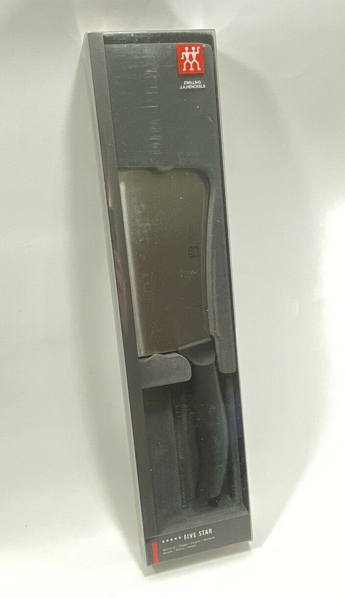 Zwilling J.A. Henckels Five Star 6 inch Chef Cleaver Chinese Vegetable Knife - Fresh Stock Dated January 2026