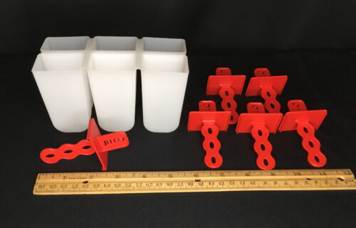 Jello Frozen Popsicle Molds Homemade Ice Cream Pudding Pop Reusable Tray 3-Sets - Fresh Stock Dated February 2026