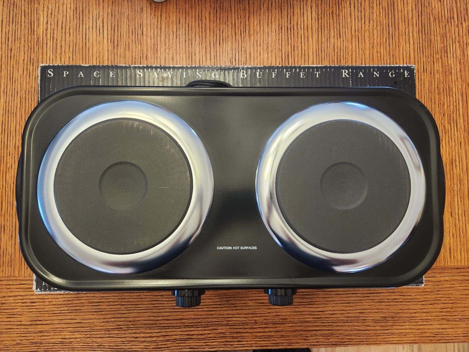 GE General Electric 2 Burner Electric Buffet Range with Paperwork & Original Box - Fresh Stock Dated February 2026