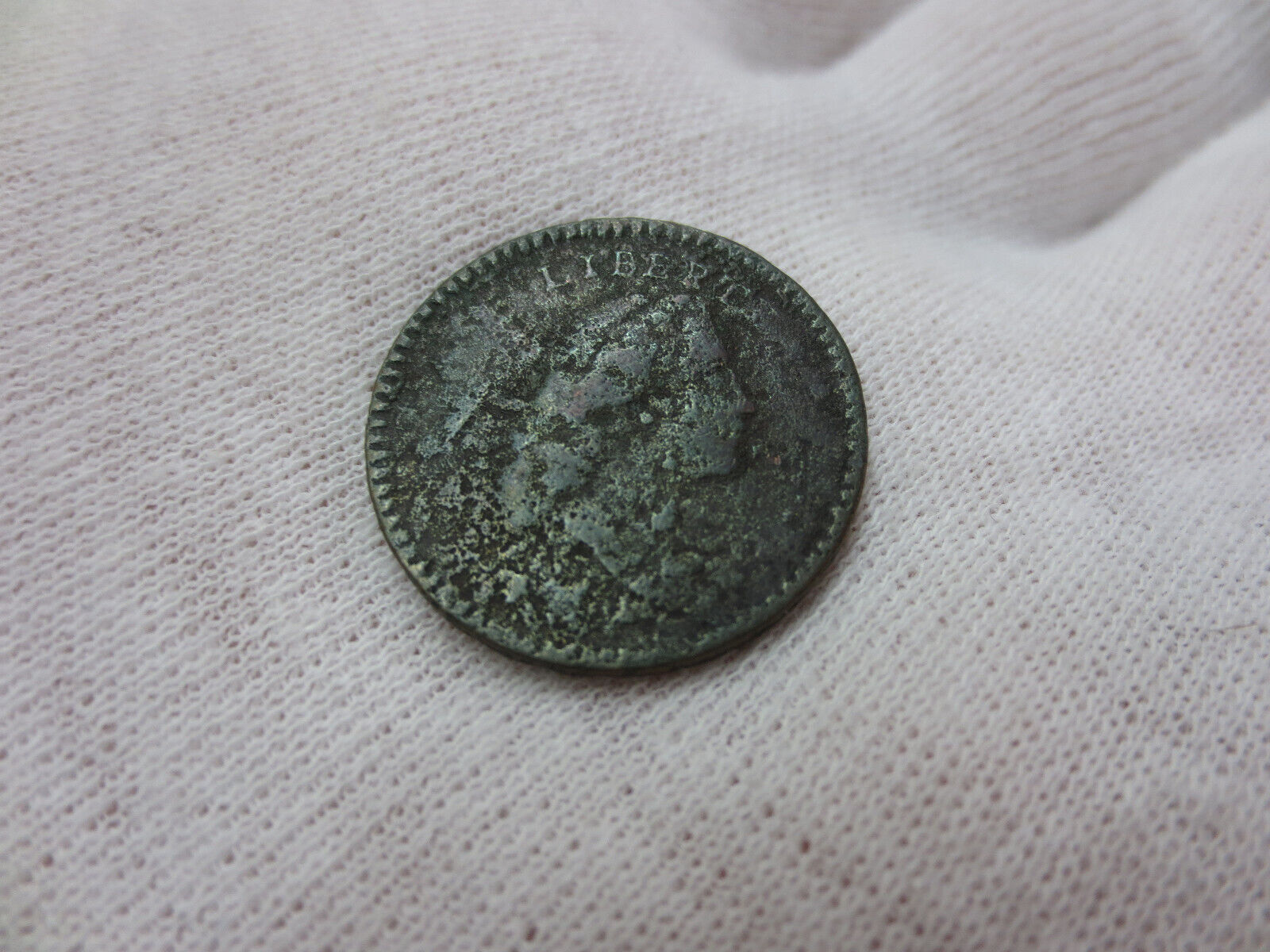 1794 Liberty Cap United States Half Cent (Low Grade / Corrosion)(Full LIBERTY) - Fresh Stock Dated December 2025