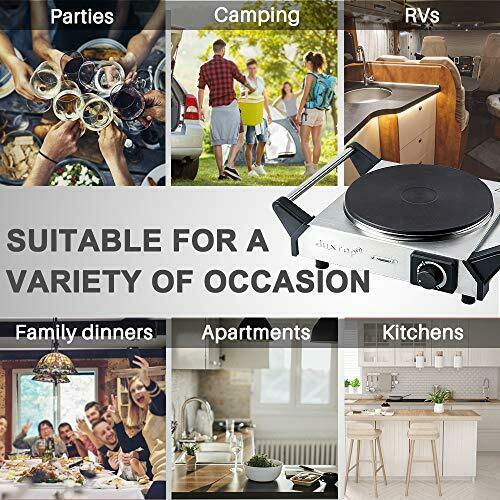 Duxtop Electric Hot Plate Portable Electric Stove, Cast Iron Single Burner...... - Fresh Stock Dated February 2026