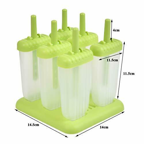 OFNMY 12 Pieces Popsicle Molds Plastic Ice Pop Mold Maker Ice Cream Popscicle... - Fresh Stock Dated February 2026