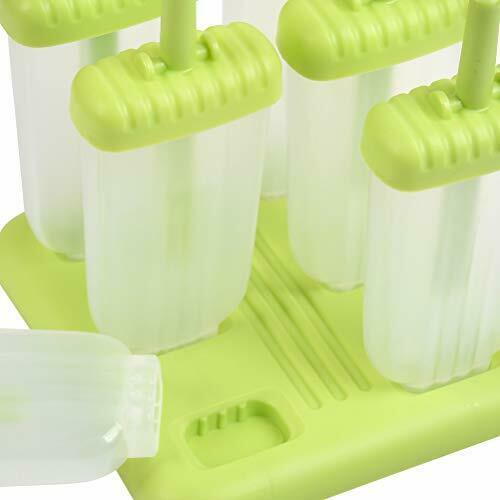 OFNMY 12 Pieces Popsicle Molds Plastic Ice Pop Mold Maker Ice Cream Popscicle... - Fresh Stock Dated February 2026