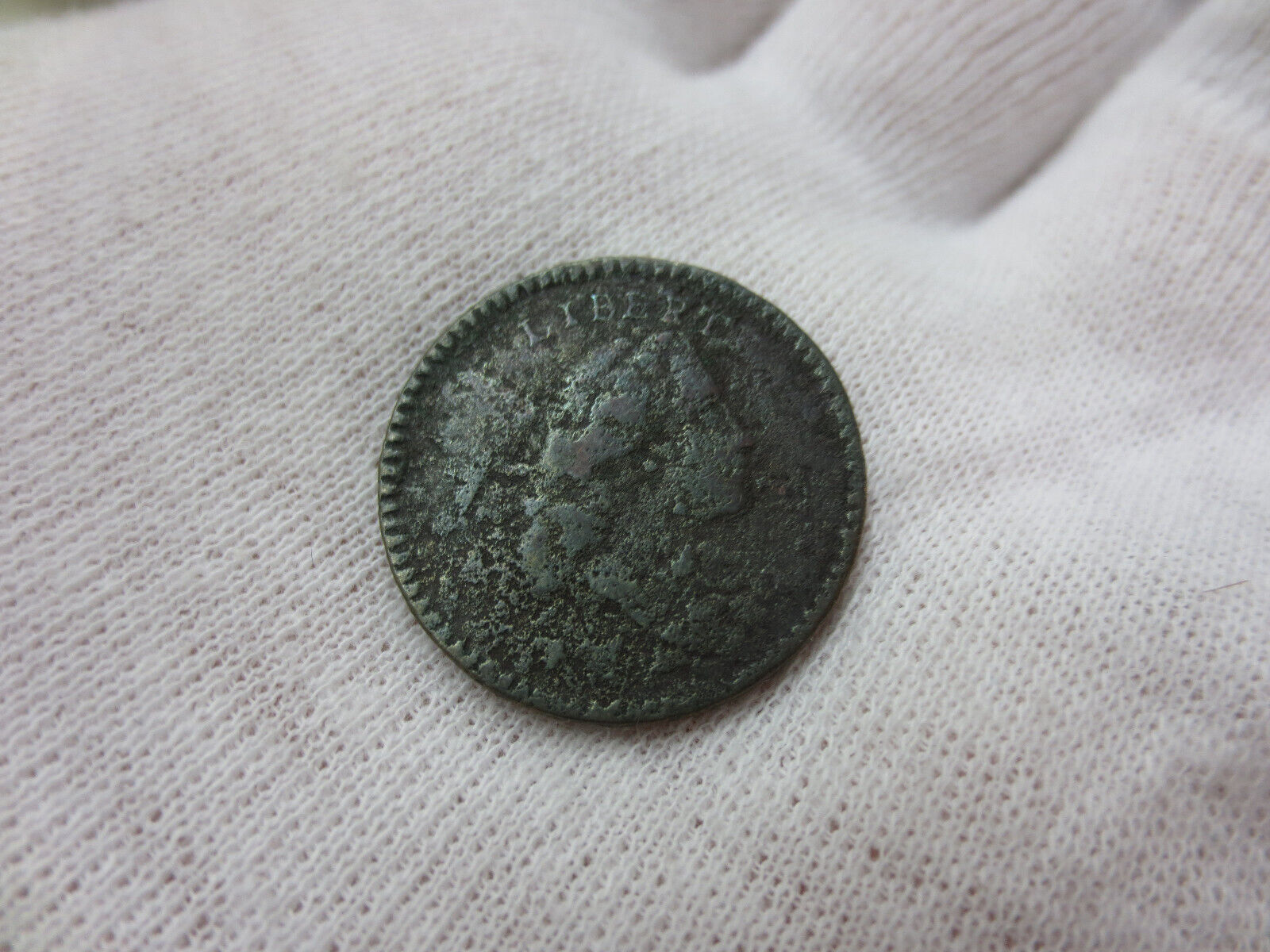 1794 Liberty Cap United States Half Cent (Low Grade / Corrosion)(Full LIBERTY) - Fresh Stock Dated December 2025