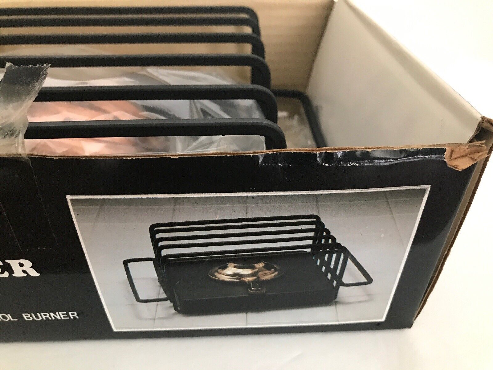 Wrought Iron Table Top Burner Table Rewarmer Chef Paul Murre No.113183 - Fresh Stock Dated February 2026