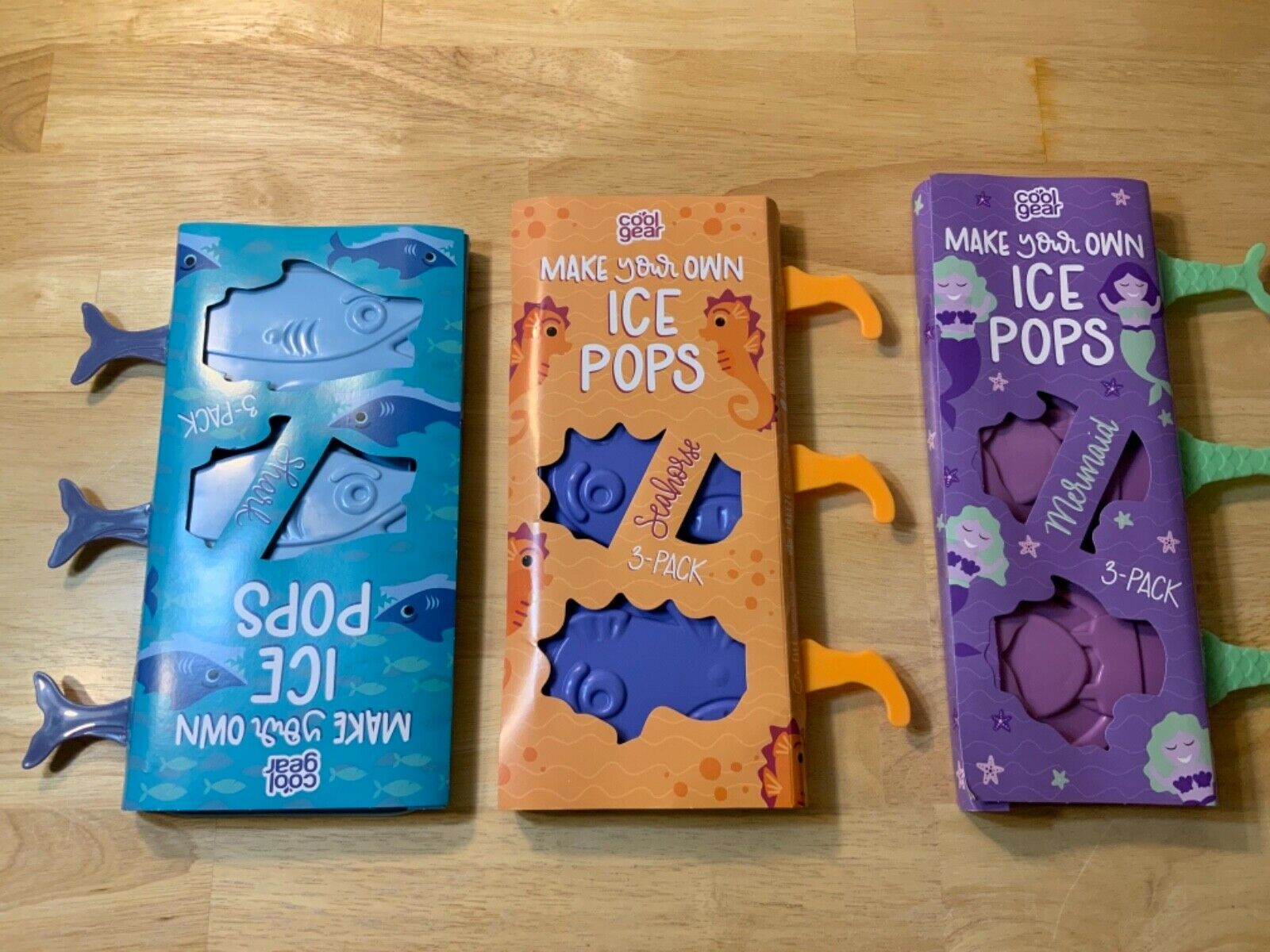 New Cool Gear Make Your Own Ice Pops - Popsicles each 1 you buy has 3 in thePack - Fresh Stock Dated February 2026
