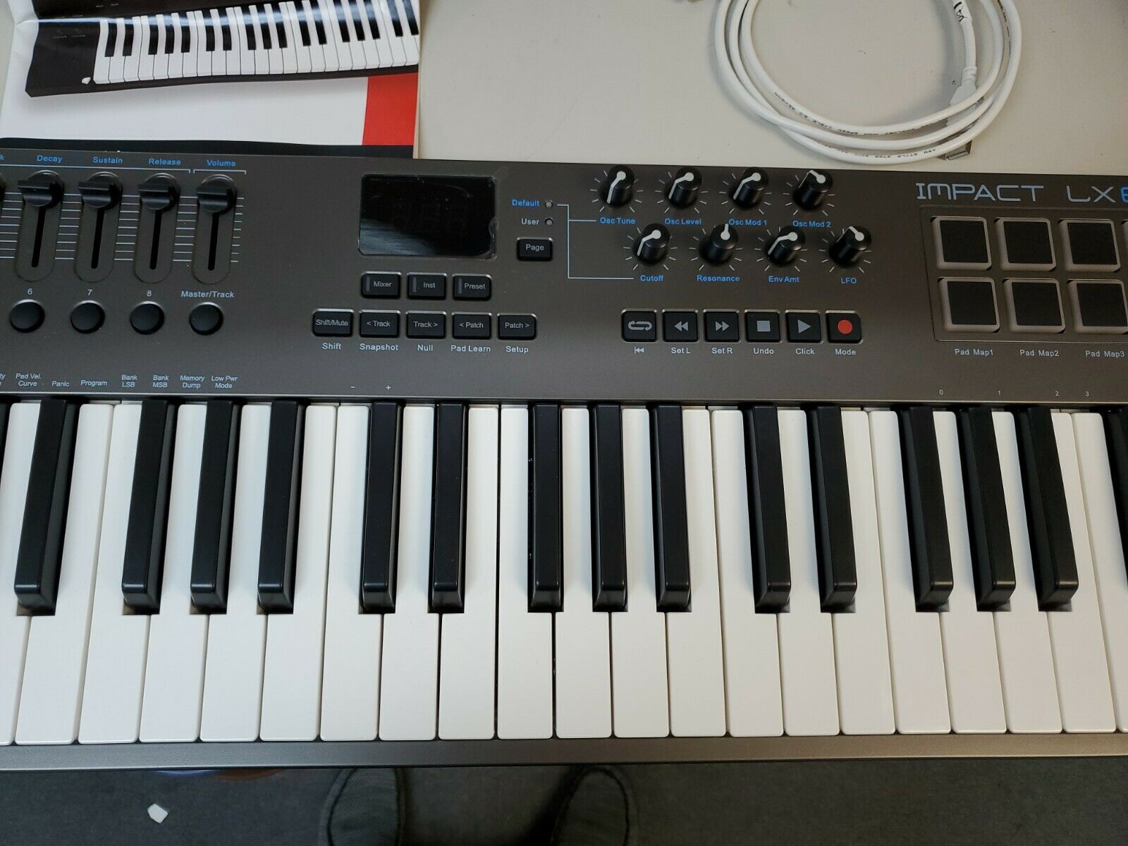 IMPACT 61+ USB CONTROLLER KEYBOARD NEKTAR INTEGRATED 8 TRACK MUSICAL - Fresh Stock Dated December 2025