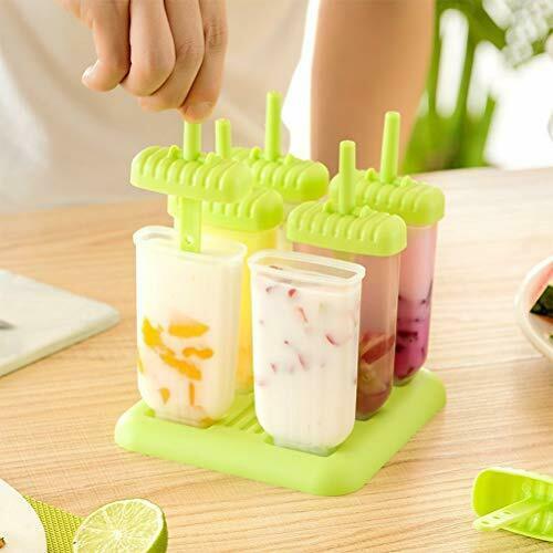 OFNMY 12 Pieces Popsicle Molds Plastic Ice Pop Mold Maker Ice Cream Popscicle... - Fresh Stock Dated February 2026