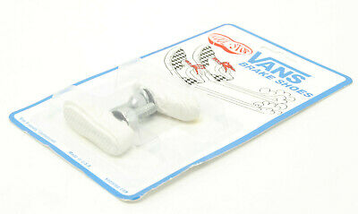 Kool Stop bicycle bike Vans BMX THREADED brake pads WHITE (PAIR) *MADE IN USA* - Fresh Stock Dated December 2025