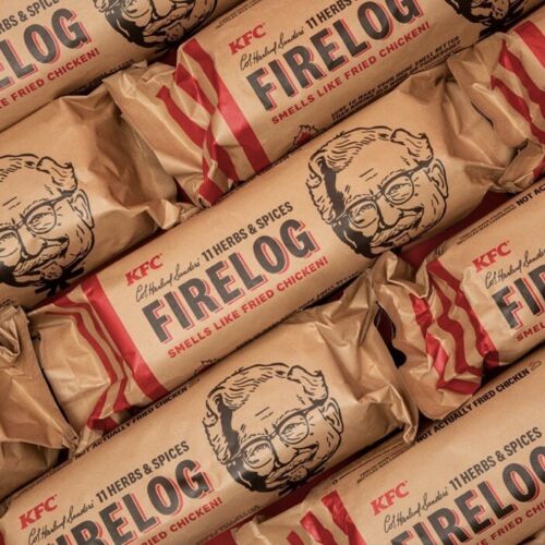 KFC Limited Edition 11 Herbs and Spices Firelog by Enviro-log - Fresh Stock Dated December 2025