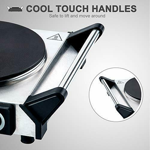 Duxtop Electric Hot Plate Portable Electric Stove, Cast Iron Single Burner...... - Fresh Stock Dated February 2026