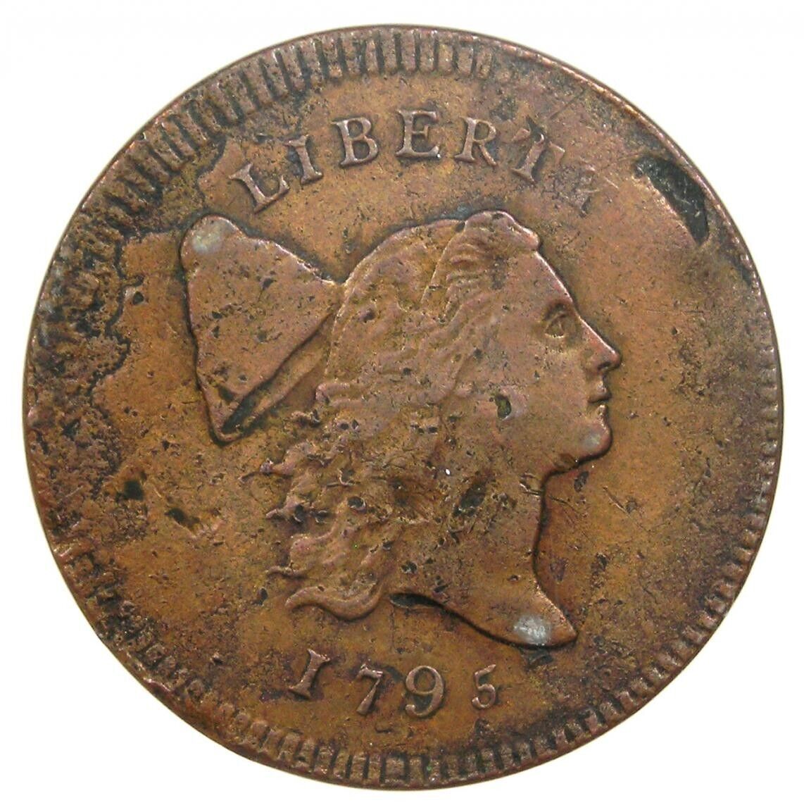 1795 Liberty Cap Flowing Hair Half Cent 1/2C - Certified ANACS XF40 Details (EF) - Fresh Stock Dated December 2025