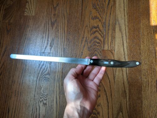 Cutco 1724 Serrated Knife 9.75 inch Blade Color: Brown - Fresh Stock Dated January 2026