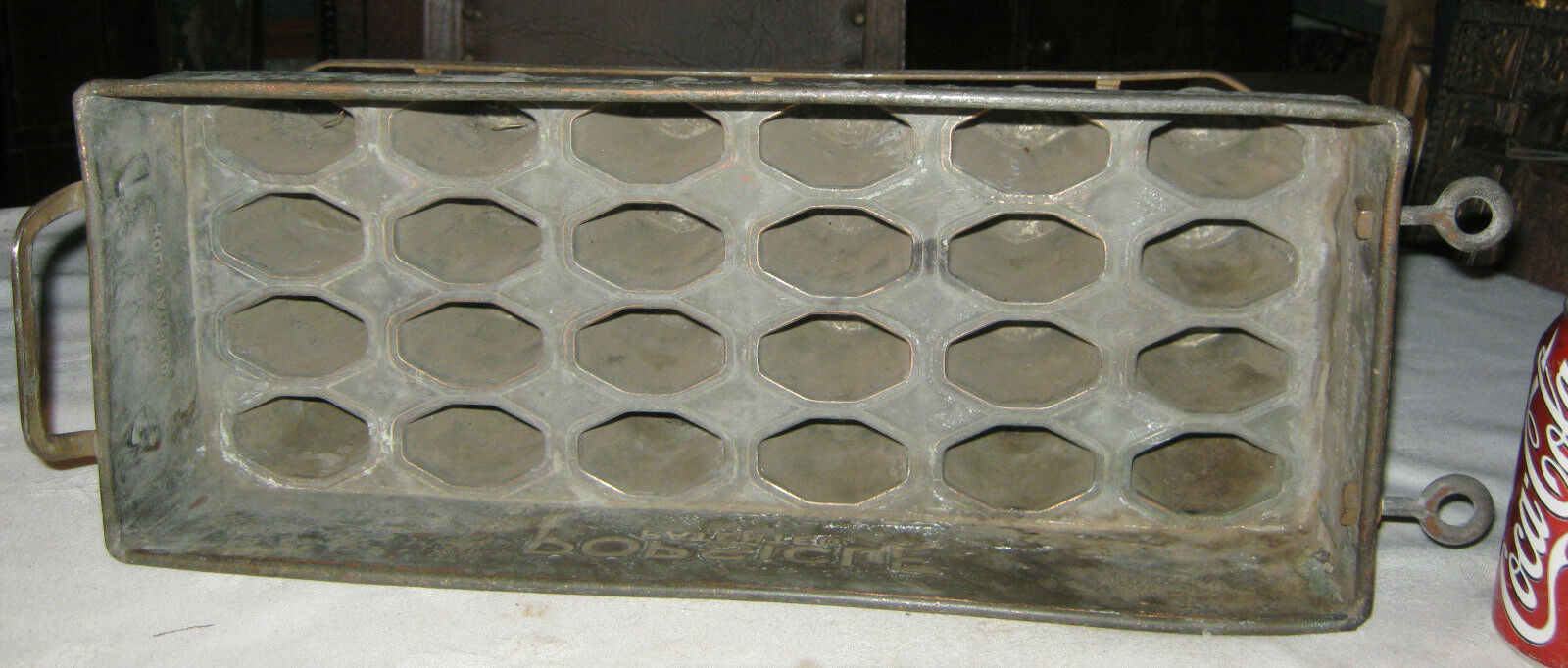 ANTIQUE PRIMITIVE SOLID COPPER INDUSTRIAL POPSICLE STORE MOLD ICE CREAM SIGN - Fresh Stock Dated February 2026