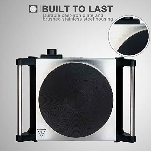 Duxtop Electric Hot Plate Portable Electric Stove, Cast Iron Single Burner...... - Fresh Stock Dated February 2026