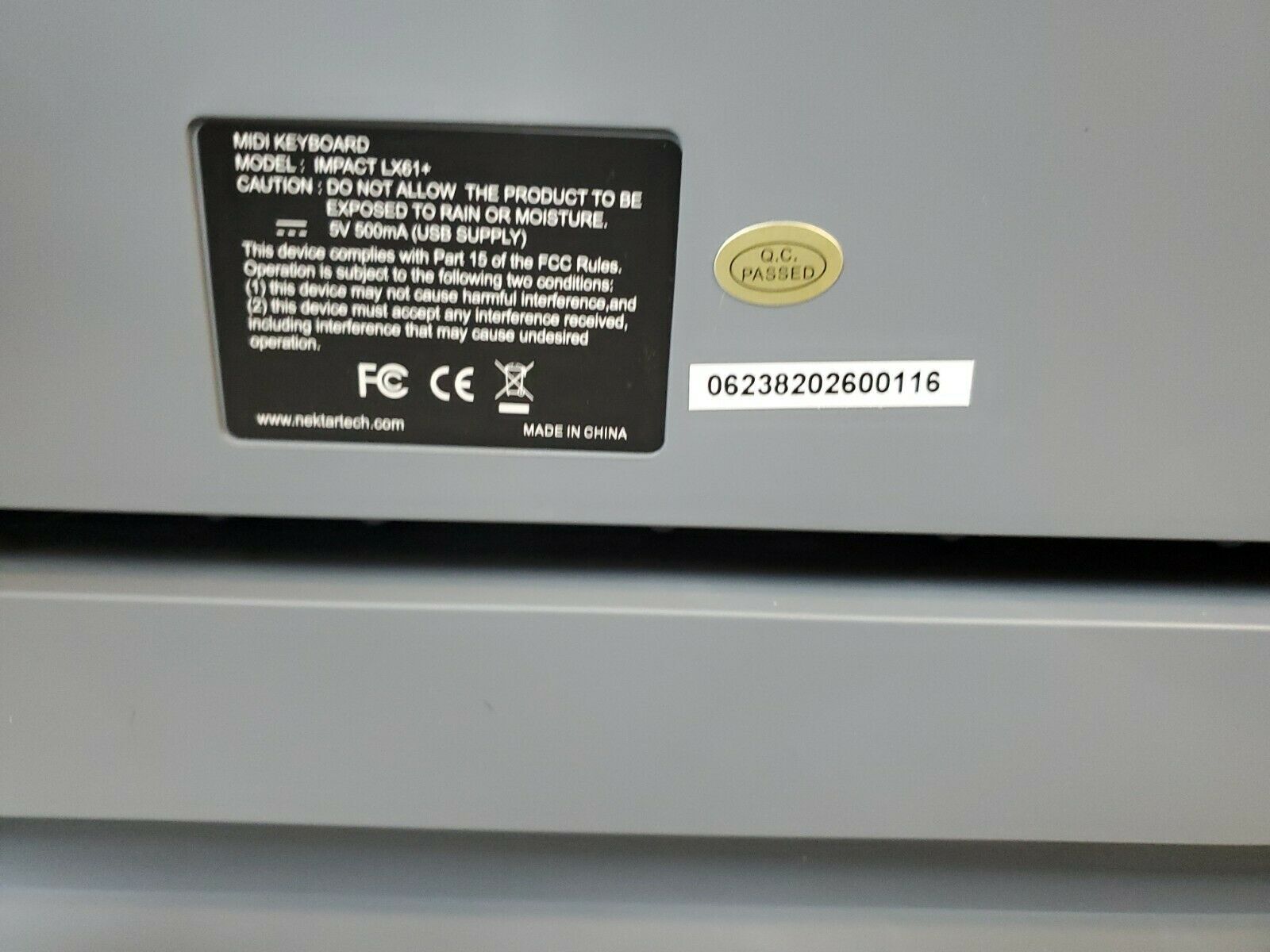 IMPACT 61+ USB CONTROLLER KEYBOARD NEKTAR INTEGRATED 8 TRACK MUSICAL - Fresh Stock Dated December 2025