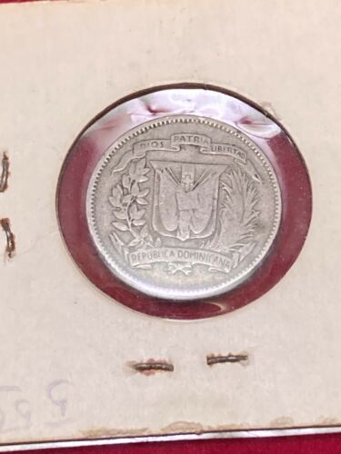 DOMINICAN REPUBLIC 1937 5 Centavos XF-AU - Fresh Stock Dated December 2025