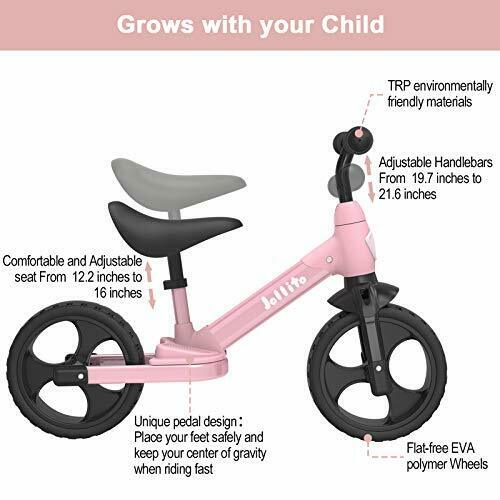 Balance Bike, Adjustable Seat and Handlebar Kids Balance Bike for 2,3,4,5,6 - Fresh Stock Dated January 2026