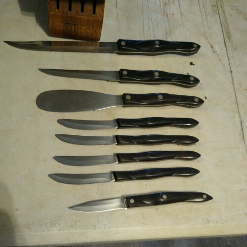 CUTCO STUDIO SET 8 KNIVES + BLOCK - Fresh Stock Dated January 2026