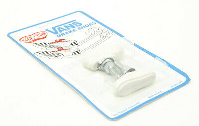 Kool Stop bicycle bike Vans BMX THREADED brake pads WHITE (PAIR) *MADE IN USA* - Fresh Stock Dated December 2025