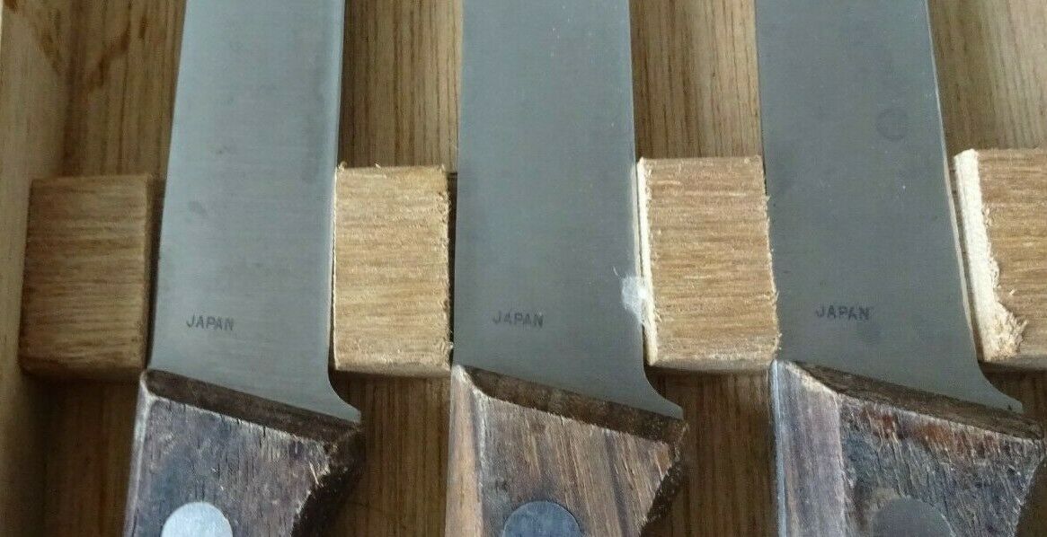 6 Regent Sheffield Le Gourmet Chef Stainless Knives Wood Handles in Box JAPAN - Fresh Stock Dated January 2026