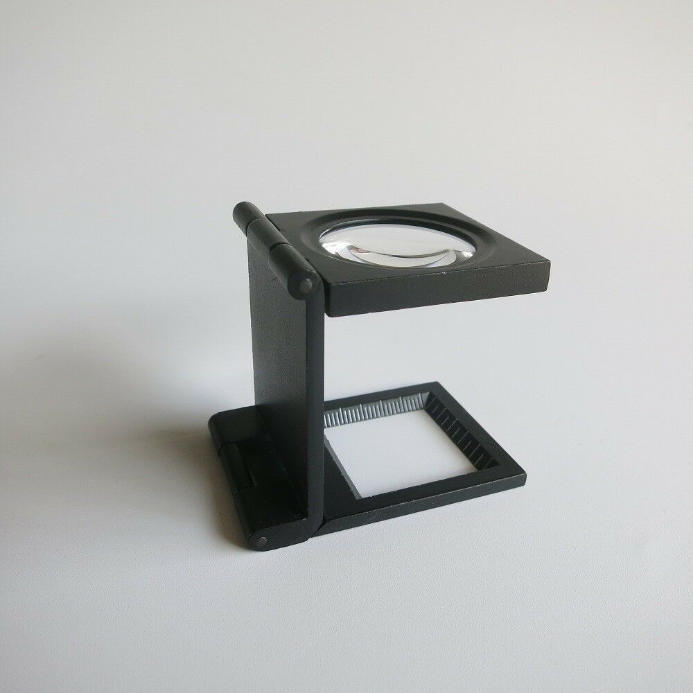 Foldable Bench Type Magnifier 10X with Scale Watch Repair Jewelry Tool - Fresh Stock Dated December 2025