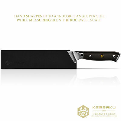 Kessaku Santoku Knife Dynasty 67-Layer Japanese Damascus Stainless Steel 7-Inch - Fresh Stock Dated January 2026