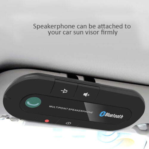 Wireless Bluetooth 4.1 Hands Free Car Kit Speaker phone Speaker Visor Clip Phone - Fresh Stock Dated January 2026