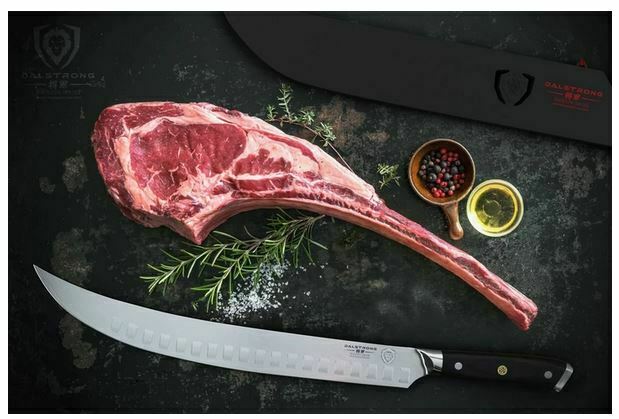 DALSTRONG 12.5 inch Butcher-Breaking Cimitar Knife - Shogun Series - AUS-10V - Fresh Stock Dated January 2026