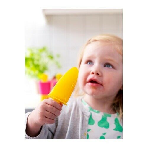 IKEA New Ice Pop Popsicle Mold Maker DIY Juice Bar Blue or Pink Randomly Ice - Fresh Stock Dated February 2026