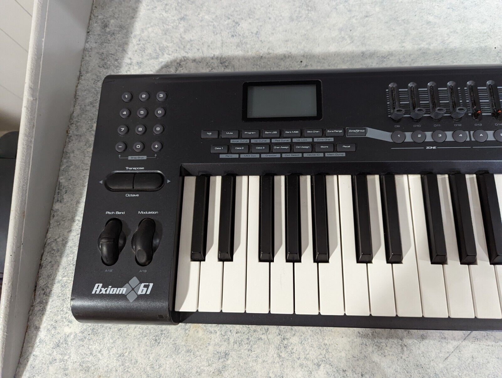 M-AUDIO Axiom 61 MIDI Keyboard Controller w/ Power Adapter and USB Cable TESTED - Fresh Stock Dated December 2025