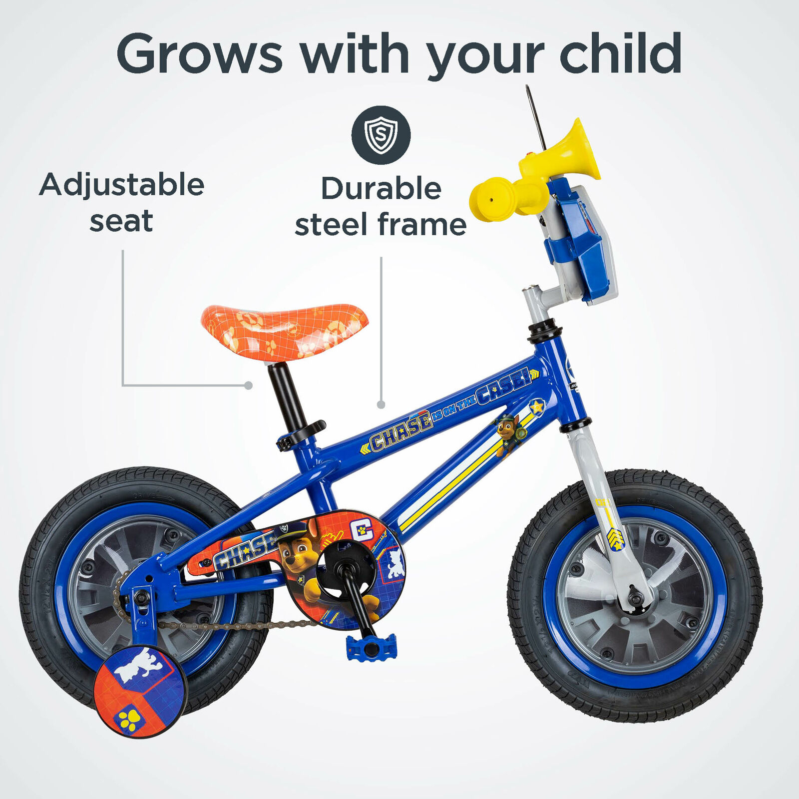 Nickelodeon's PAW Patrol: Chase Bicycle, 12-inch wheels, ages 2 - 4, blue, presc - Fresh Stock Dated December 2025