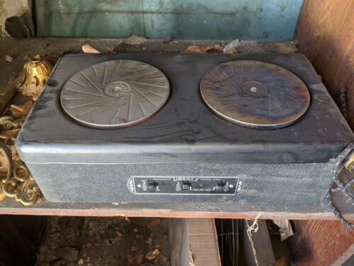 'Cool' Vintage 2 Burner Hot Plate From 30s-40s Made in Indianapolis.  Solid made - Fresh Stock Dated February 2026
