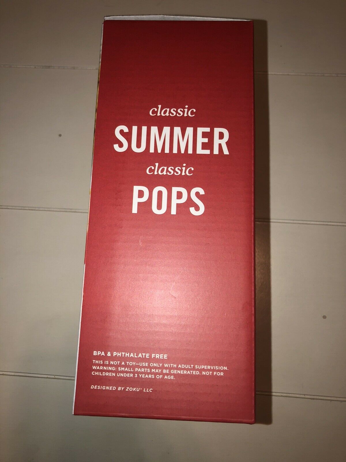 Koji 6 pack Ice Pop Molds for Juices, Purees, Yogurt or Pudding - Fresh Stock Dated February 2026