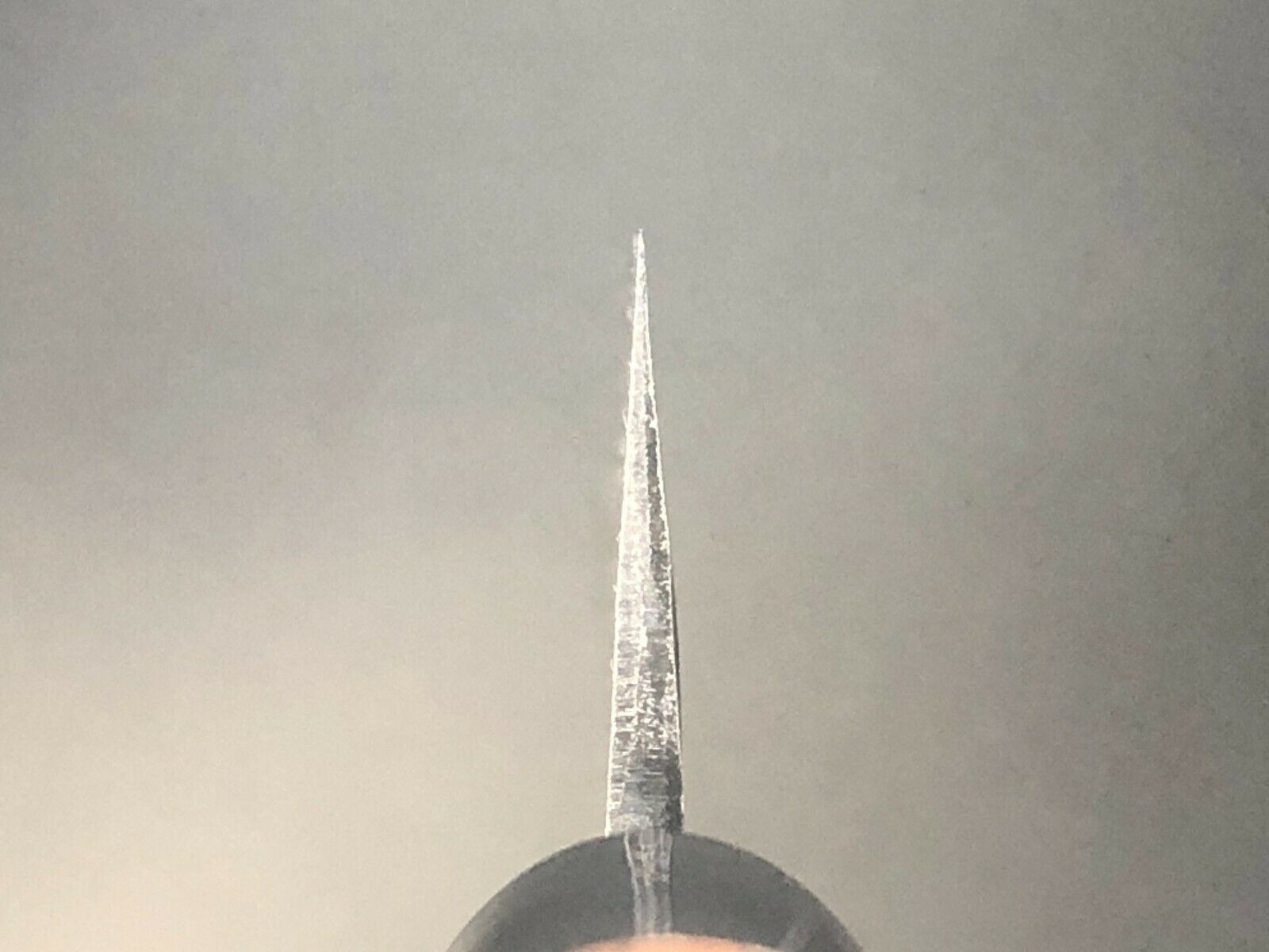 Japanese Kurouchi Forged Slicer Knife Sujihiki 285mm(11in) Blue#2 Double-Bevel - Fresh Stock Dated January 2026