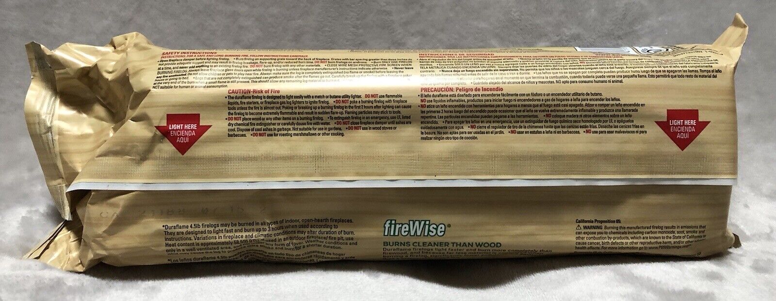 NEW X2 Duraflame Crackleflame Indoor Outdoor Campfire Fireplace Fire Pit Logs - Fresh Stock Dated January 2026