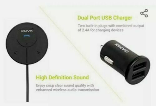 Brand New BTC480 Hands-Free Bluetooth Car Kit 3.5mm AUX input - Fresh Stock Dated December 2025