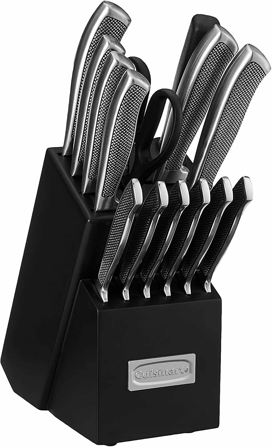 Cuisinart Graphix Collection 15-Piece Stainless Steel Cutlery Knife Block Set - Fresh Stock Dated January 2026