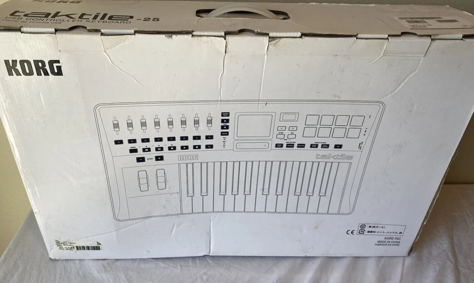 KORG TAKTILE-25 MIDI Keyboard 25 With Box - Fresh Stock Dated December 2025