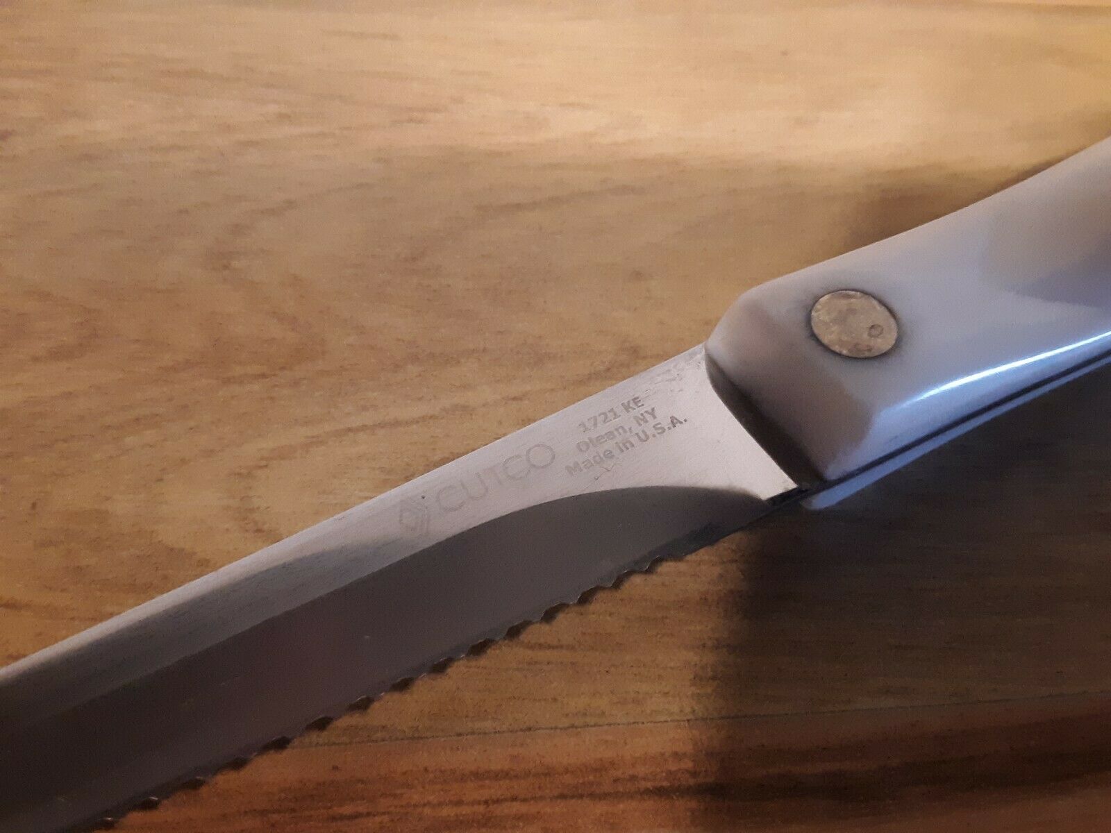 CUTCO Trimmer Utility Knife Pearl Handle Steak Prep Tomato Slicer - Fresh Stock Dated January 2026