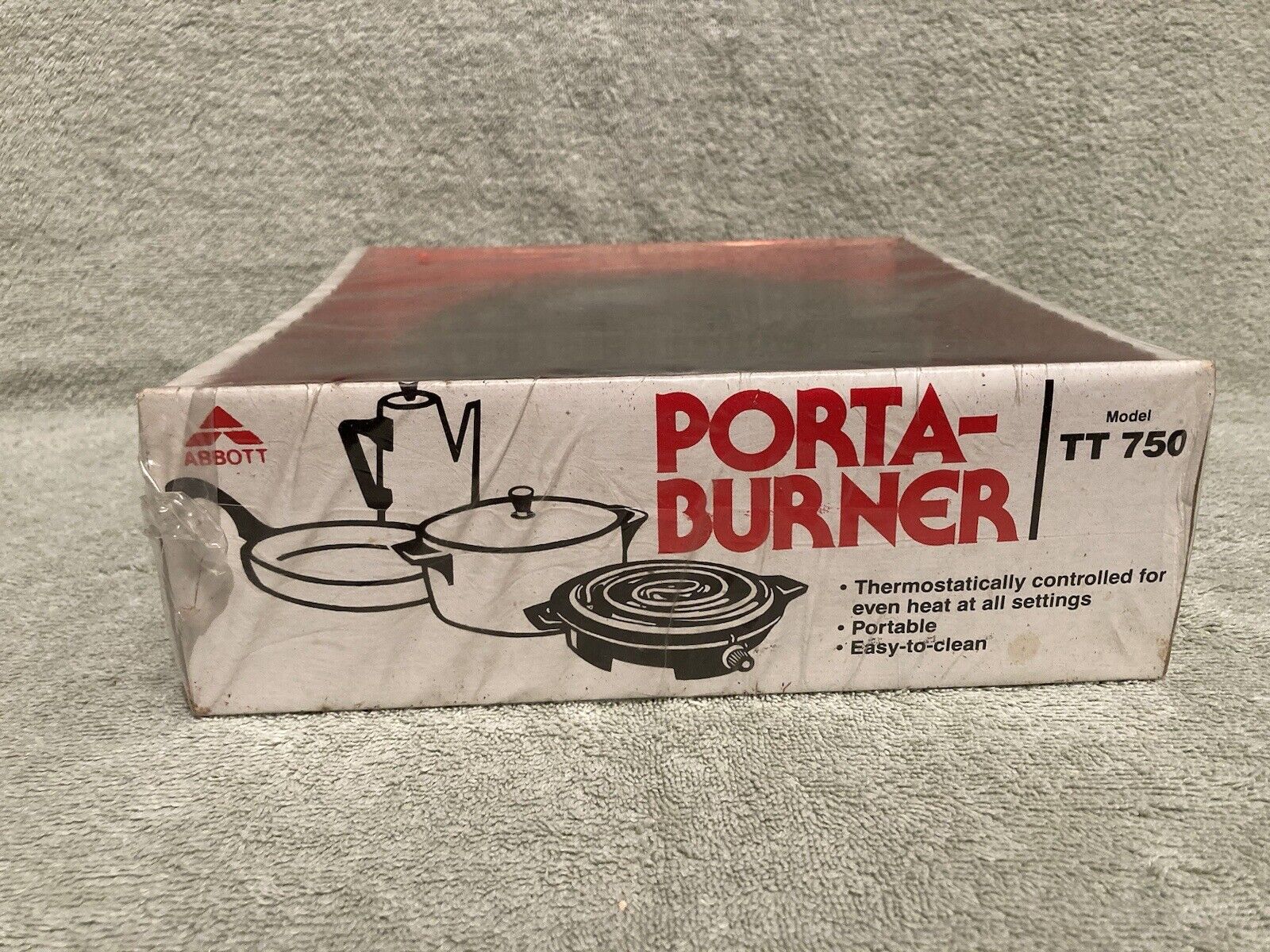 Vintage Porta Burner Extra Single Fifth Portable NEW in Box TT 750 Vintage VTG - Fresh Stock Dated February 2026