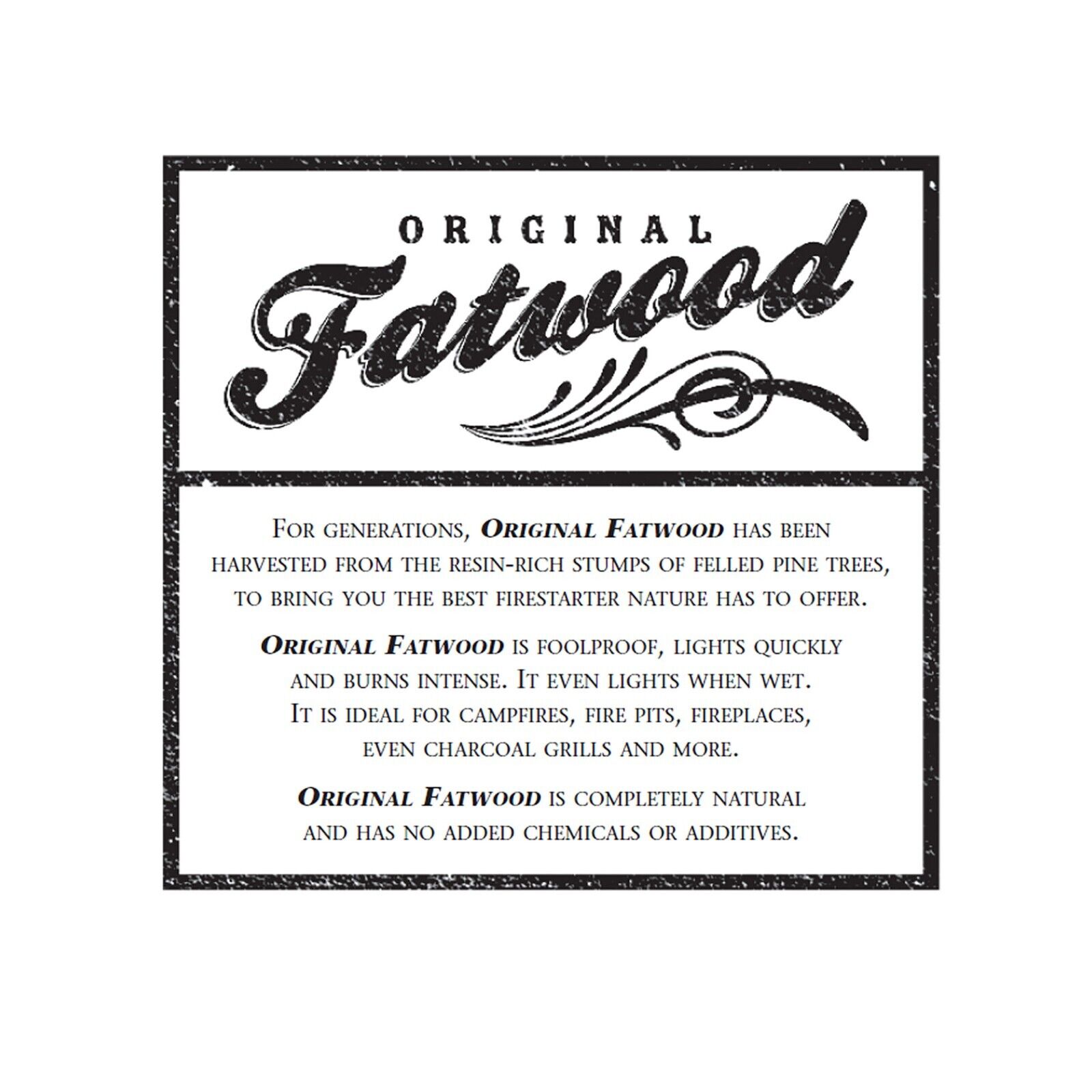 Earth Worth 25 Pound Box Fatwood Fire Starter Original  Wood Sticks - Fresh Stock Dated January 2026